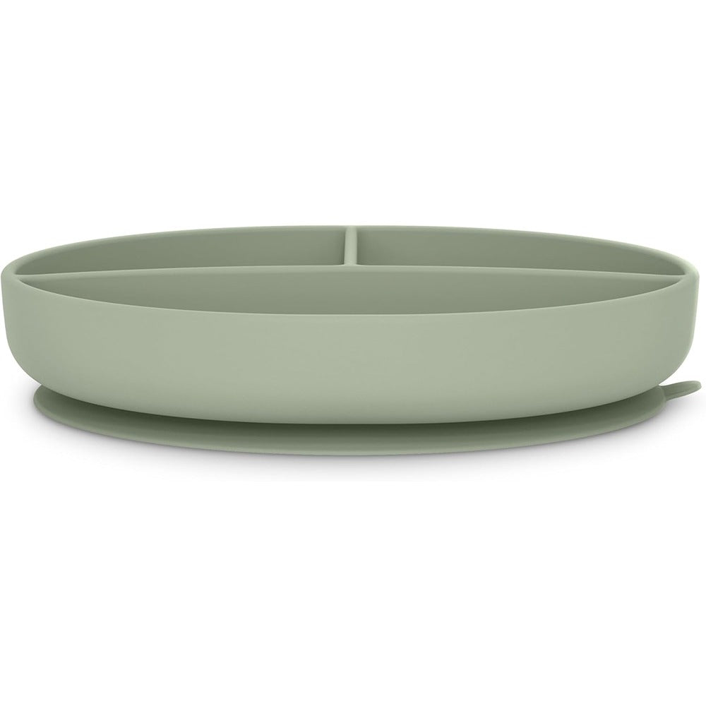 Suavinex Colour Essence Piatto In Silicone Con Divisori Verde +6 Mesi