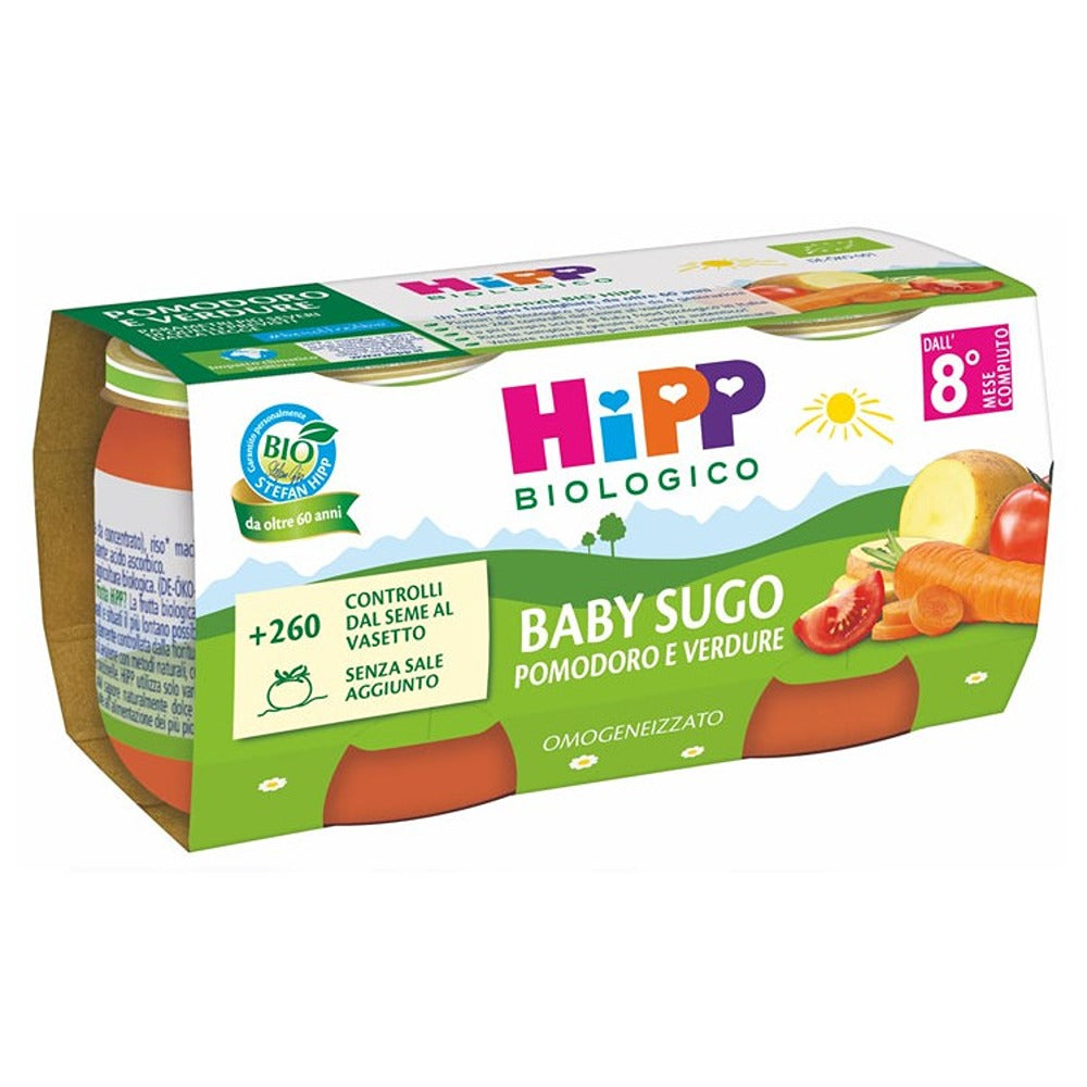 HiPP Baby Sugo Pomodoro E Verdure 2x80 gr