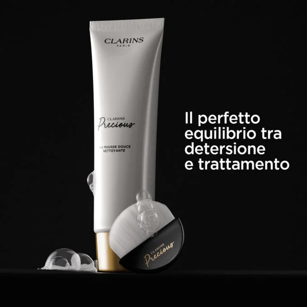 Clarins Precious La Mousse Douce Nettoyante - Detergente Viso