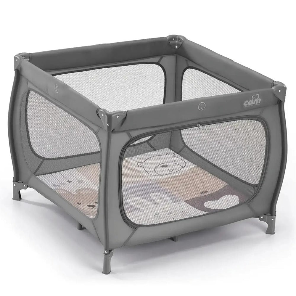 Cam Qbox 2 In 1 Box E Lettino Da Campeggio Antracite