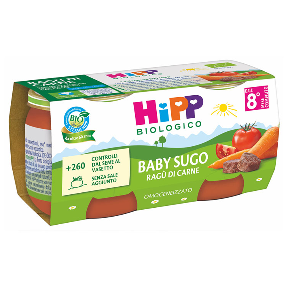 HiPP Baby Sugo Ragù Di Manzo 2x80 gr