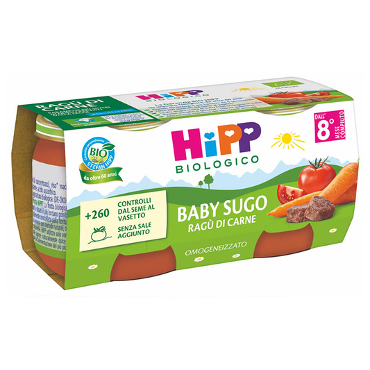 HiPP Baby Sugo Ragù Di Manzo 2x80 gr