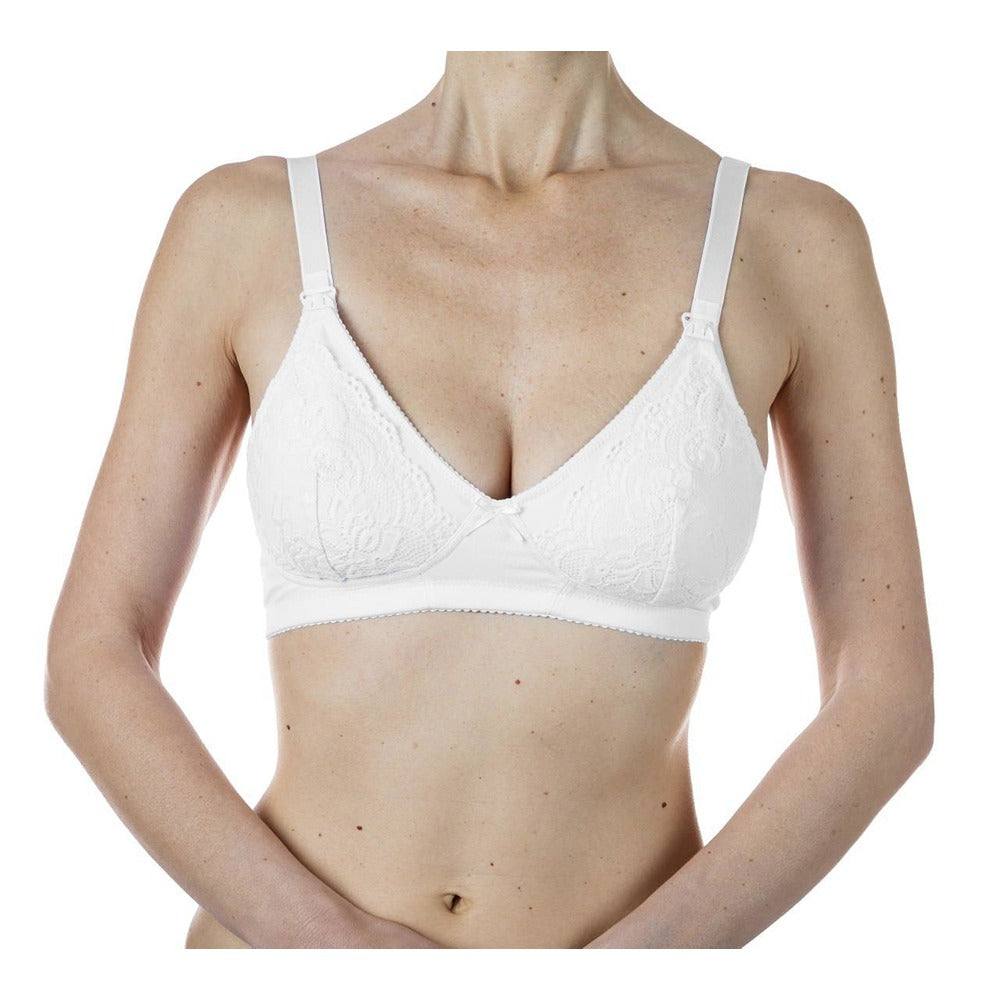 Chicco Reggiseno Allattamento In Cotone Bianco