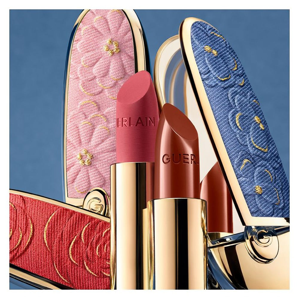 Guerlain Rouge G Blooming Denim La Cover Gioiello Con Doppio Specchio