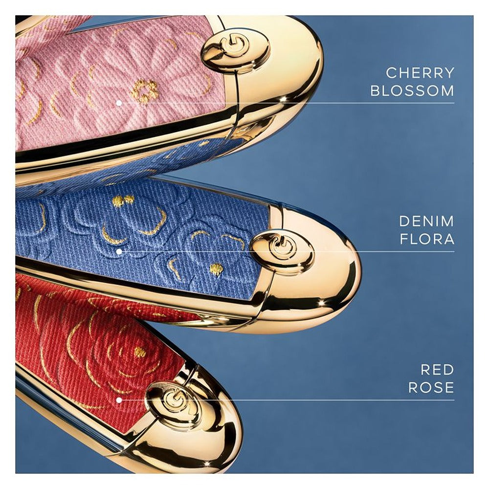 Guerlain Rouge G Blooming Denim La Cover Gioiello Con Doppio Specchio