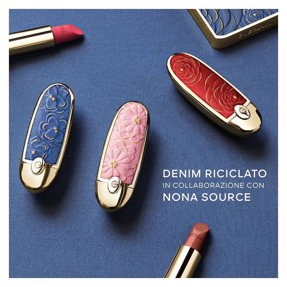 Guerlain Rouge G Blooming Denim La Cover Gioiello Con Doppio Specchio