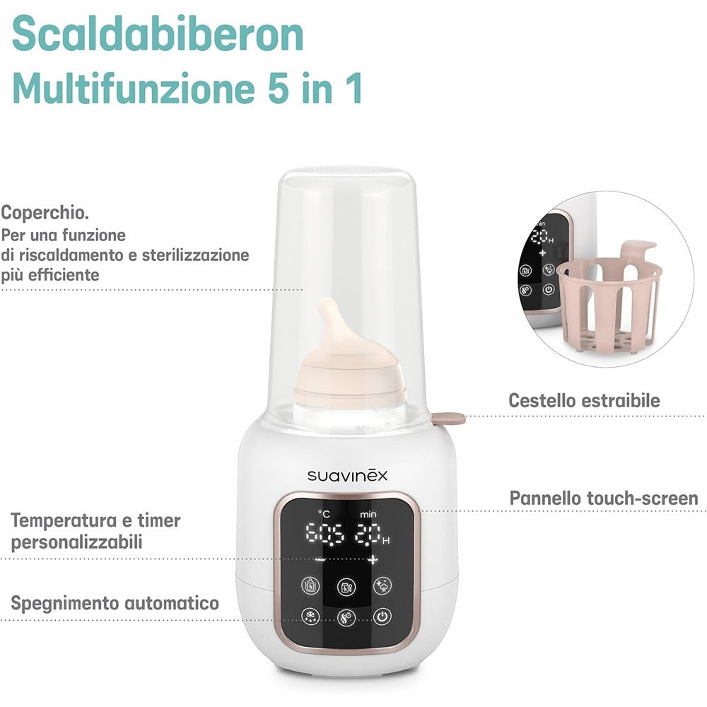 Suavinex Scaldabiberon E sterilizzatore 5 in 1
