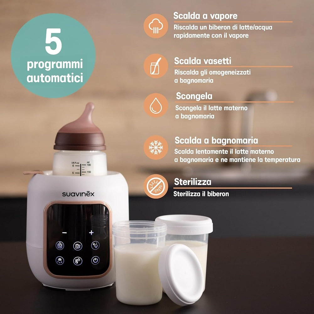 Suavinex Scaldabiberon E sterilizzatore 5 in 1