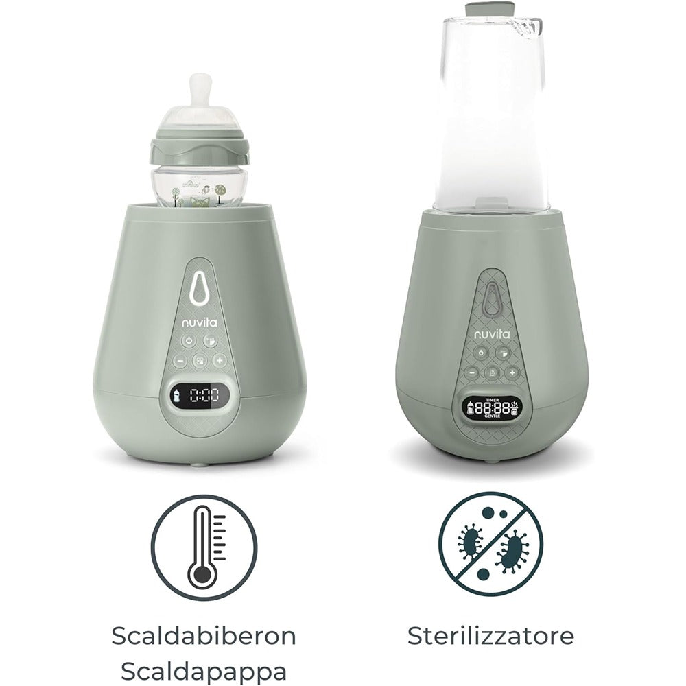 Nuvita Scaldabiberon E Sterilizzatore Ultraveloce Sage Green