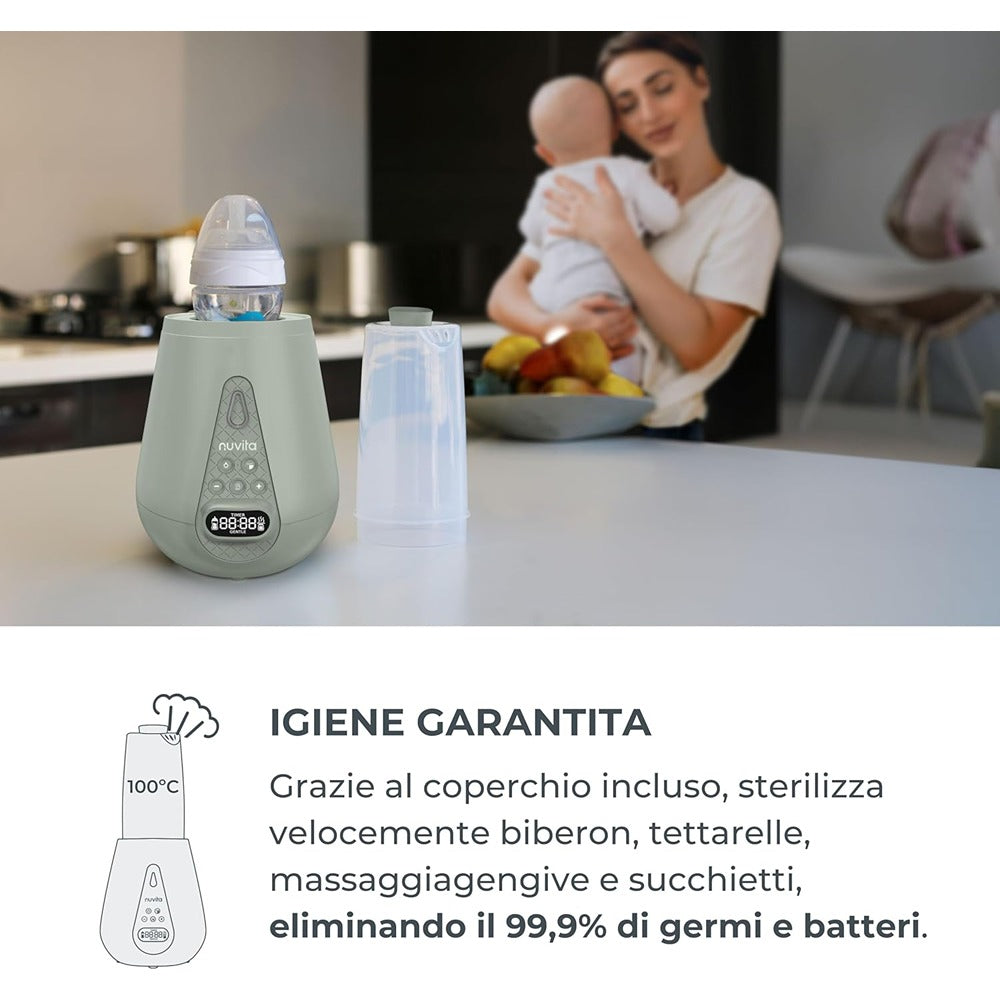 Nuvita Scaldabiberon E Sterilizzatore Ultraveloce Sage Green