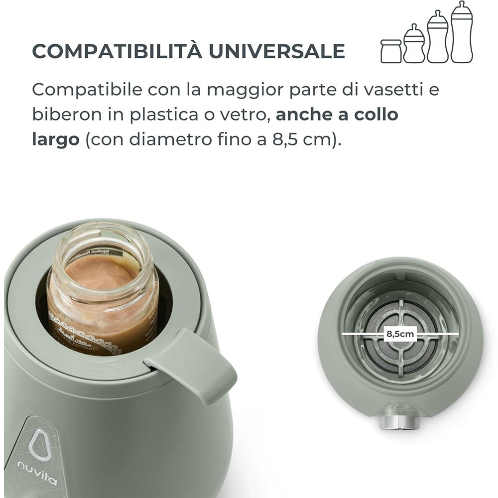Nuvita Scaldabiberon E Sterilizzatore Ultraveloce Sage Green