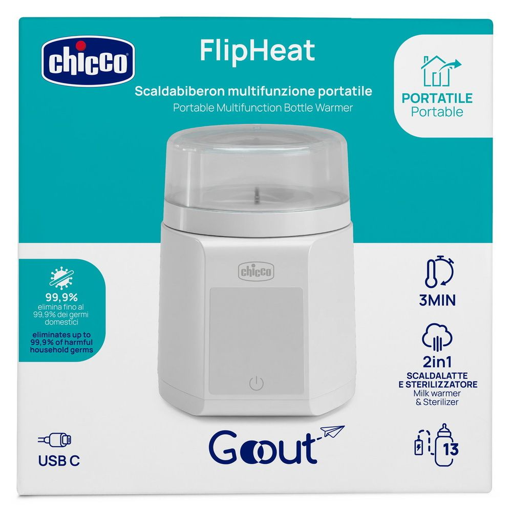 Chicco Scaldabiberon Portatile Multifunzione Con Sterilizzatore