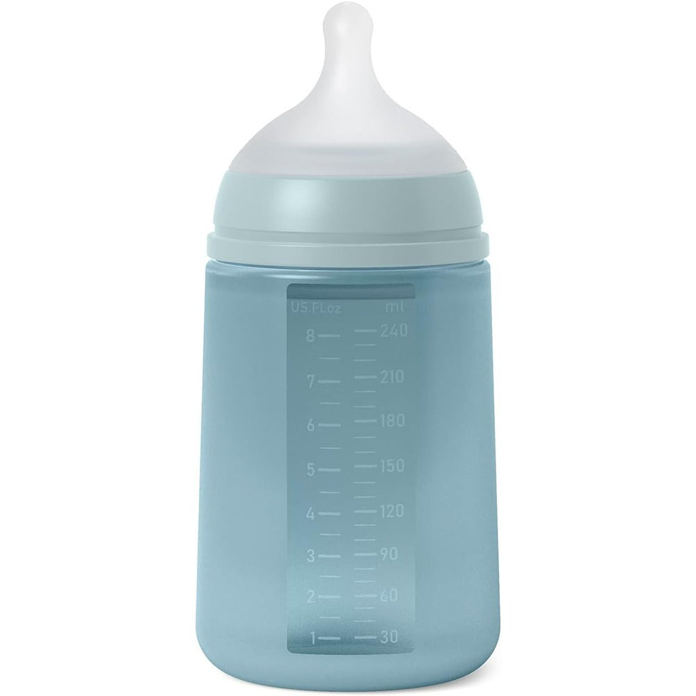 Suavinex Color Essence Biberon In silicone 240 ml Acqua 3+ Mesi