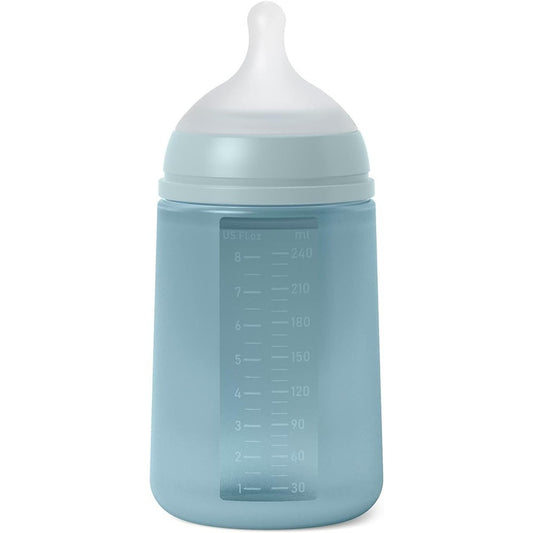 Suavinex Color Essence Biberon In silicone 240 ml Acqua 3+ Mesi