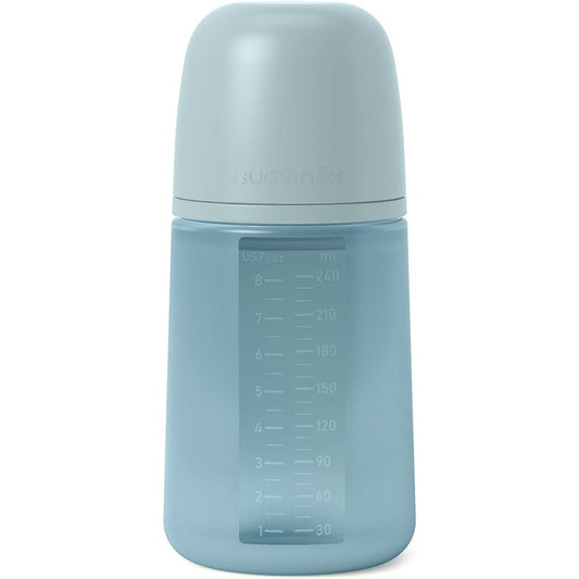 Suavinex Color Essence Biberon In silicone 240 ml Acqua 3+ Mesi