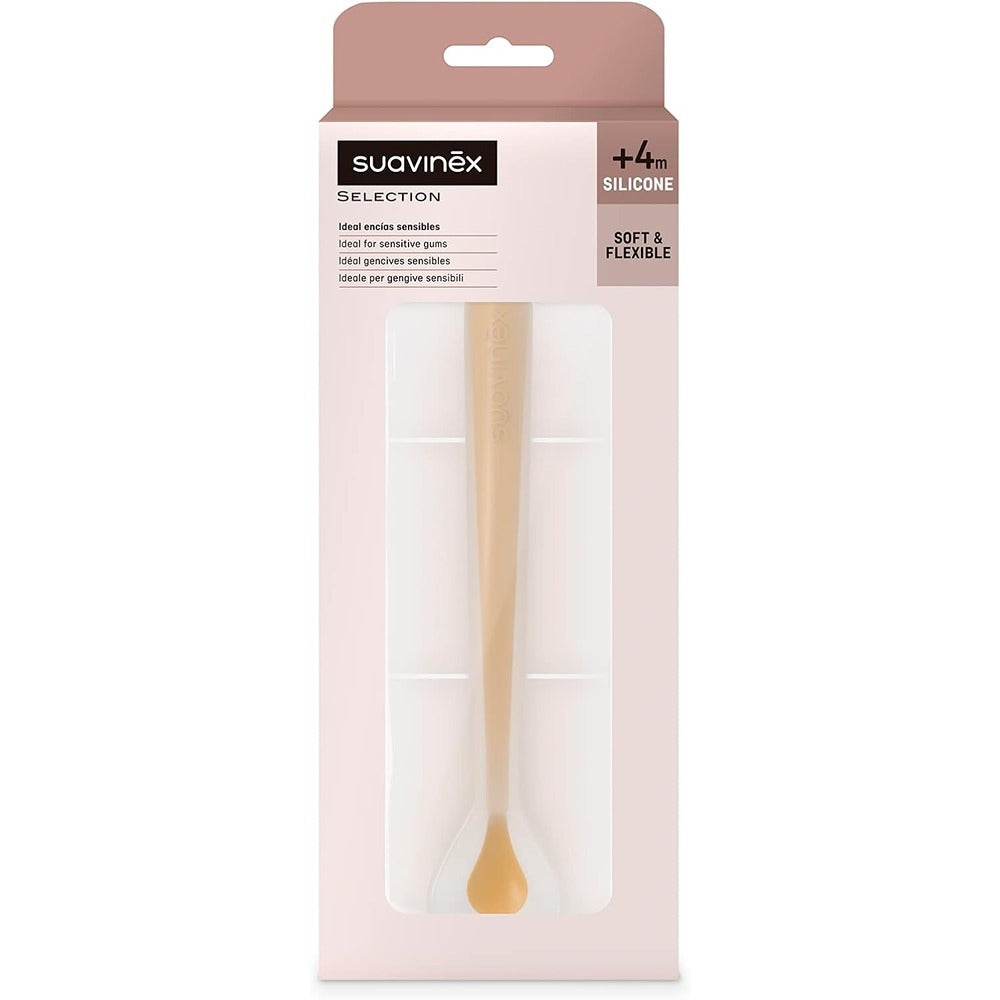 Suavinex Colour Essence Cucchiaio In Silicone Mango 4+ Mesi