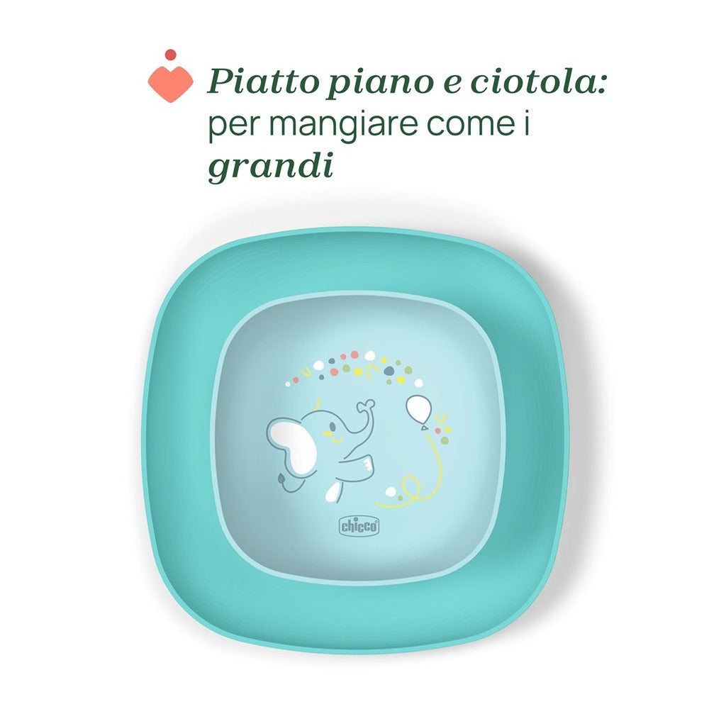 Chicco Set Pappa Azzurro 12+ Mesi