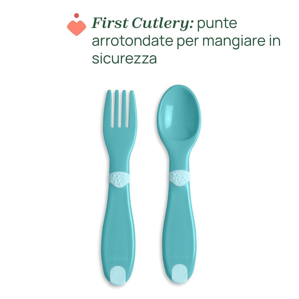 Chicco Set Pappa Azzurro 12+ Mesi