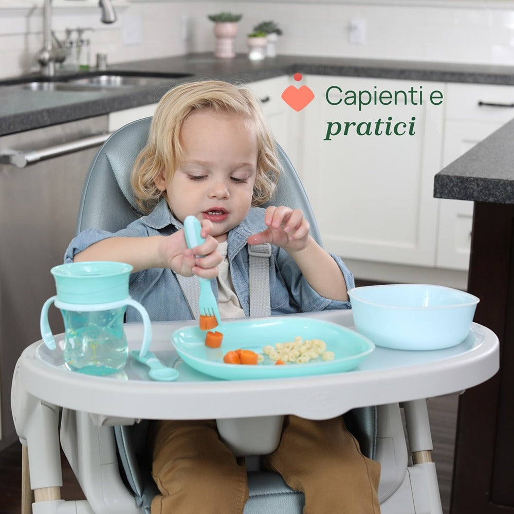 Chicco Set Pappa Azzurro 12+ Mesi