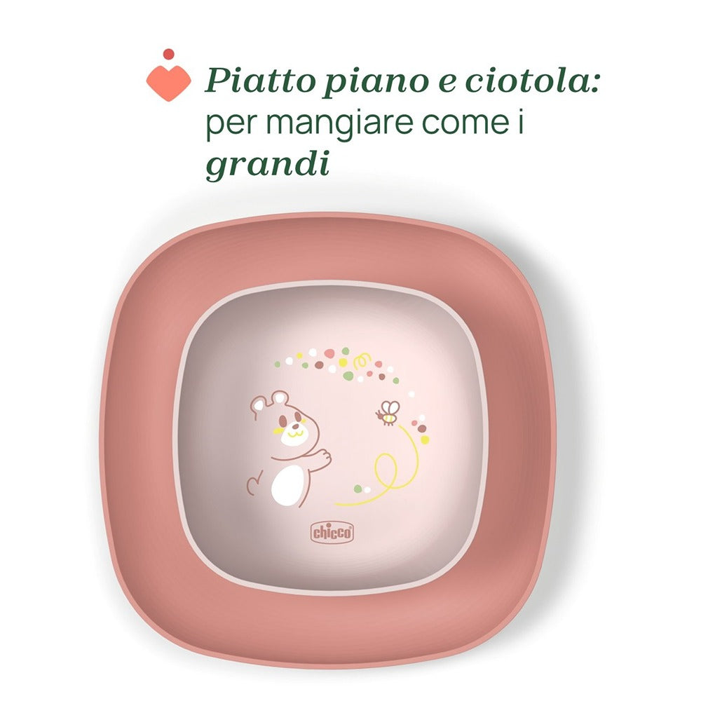 Chicco Set Pappa Rosa 12+ Mesi