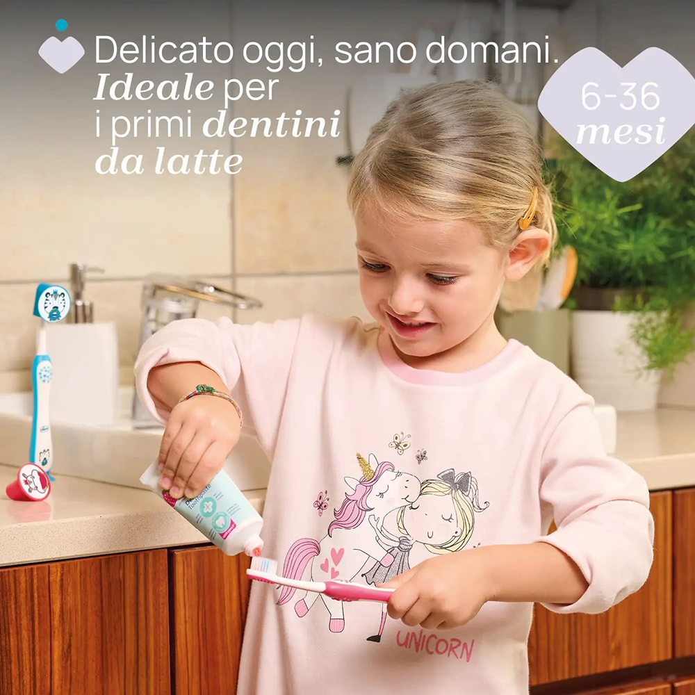 Chicco Set Primi Dentini Hippo 3+ Anni