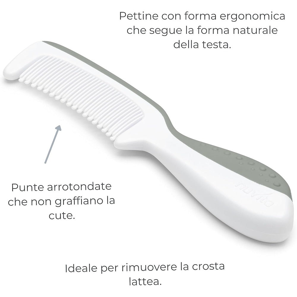 Nuvita Set Spazzola E Pettine English Rose 0+ Mesi
