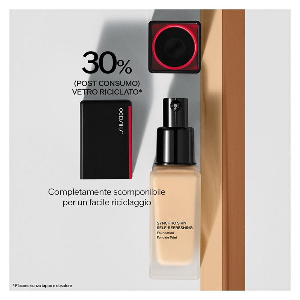 Shiseido Synchro Skin Self-Refreshing Foundation Spf 30 - Fondotinta a Lunga Tenuta