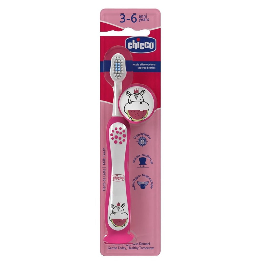Chicco Spazzolino Denti Hippo 3-6 Anni