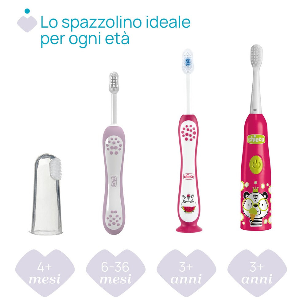 Chicco Spazzolino Elettrico Panda 3+ Anni