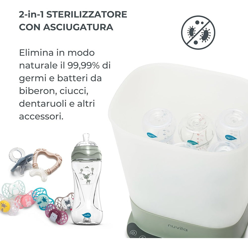 Nuvita SteriDry Sterilizzatore Con Asciugatura 2 in 1