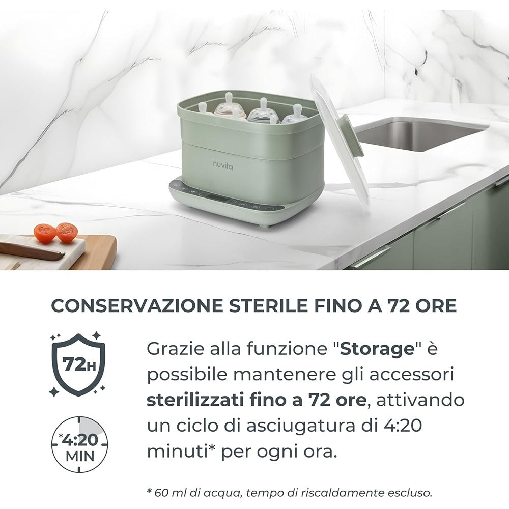 Nuvita SteriDry Sterilizzatore Con Asciugatura 2 in 1