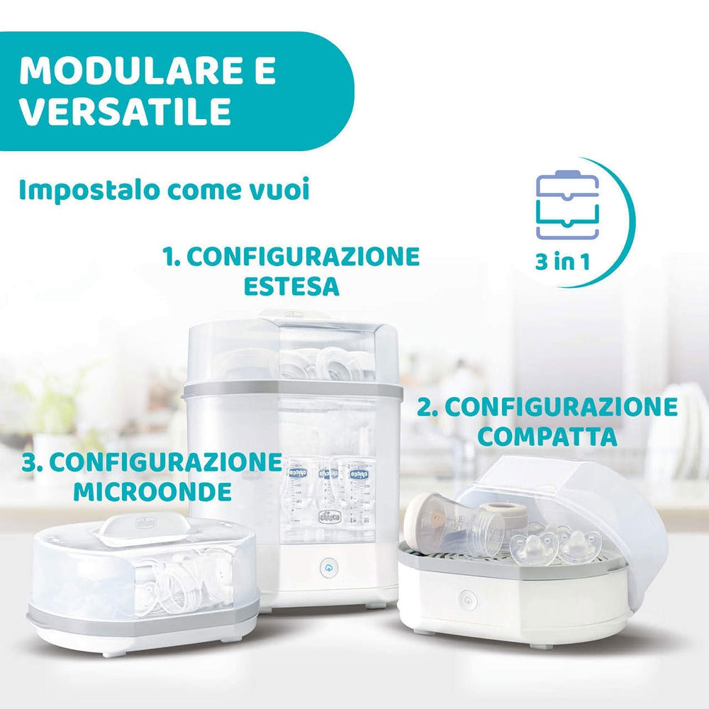 Chicco Sterilizzatore A Vapore 3 In 1