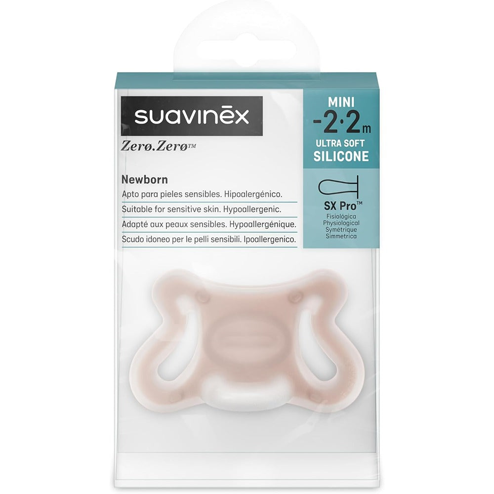Suavinex Zero Zero Succhietto Tettarella Fisiologica In Silicone Sx Pro Medium -2-2 Mesi