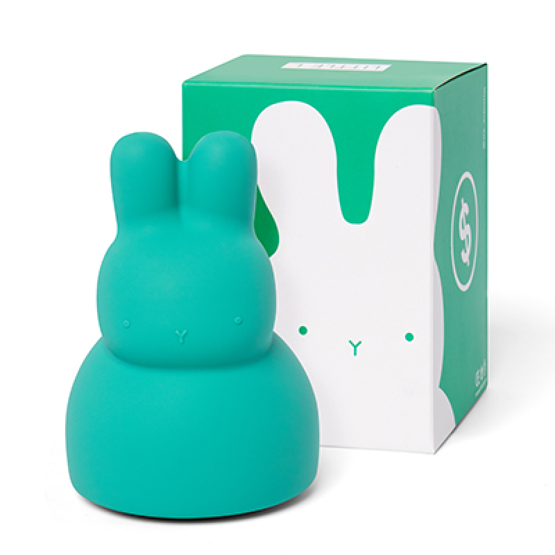 Little L Salvadanaio A Forma Di Coniglietto In Silicone Salvia