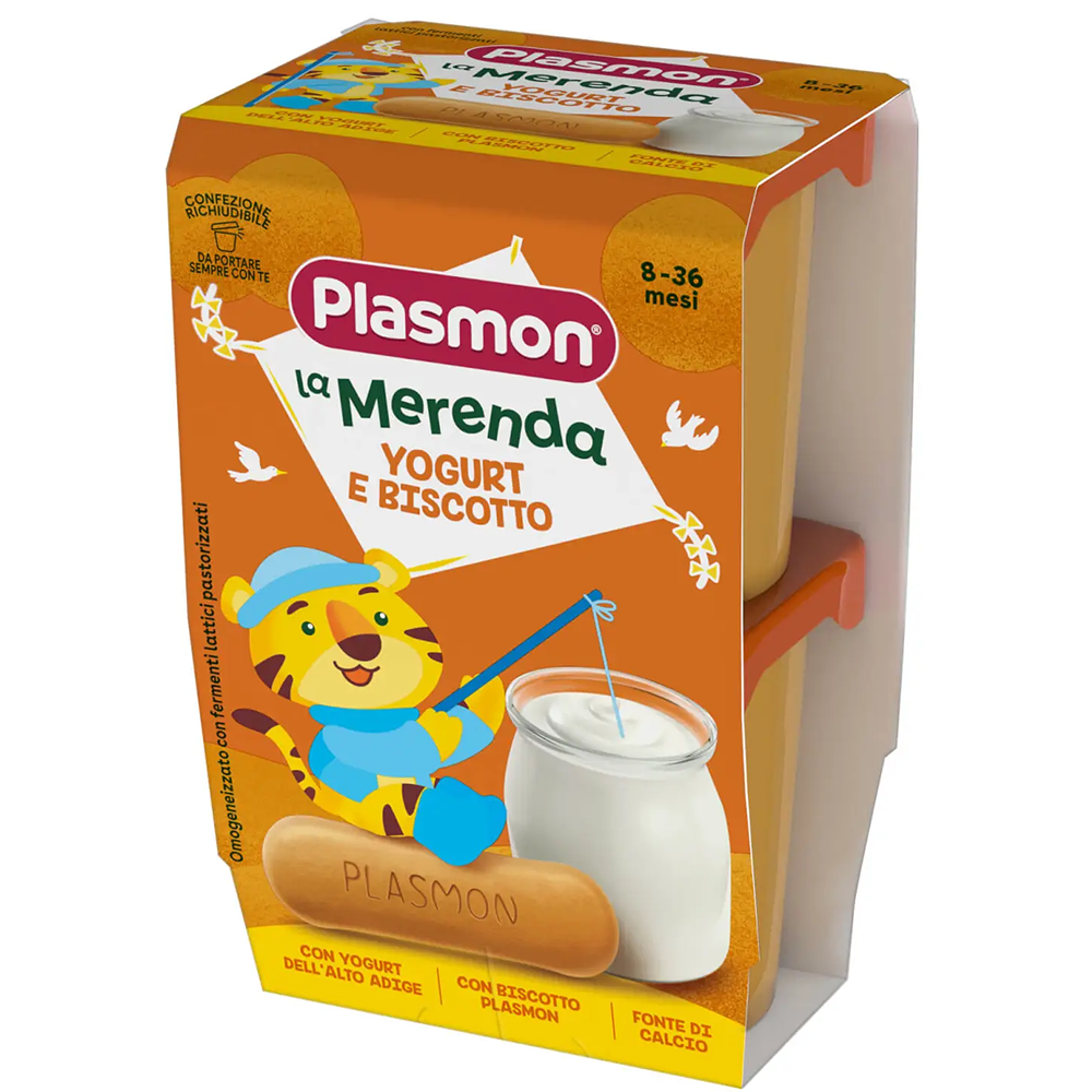 Plasmon La Merenda Yogurt E Biscotto 2x120 gr