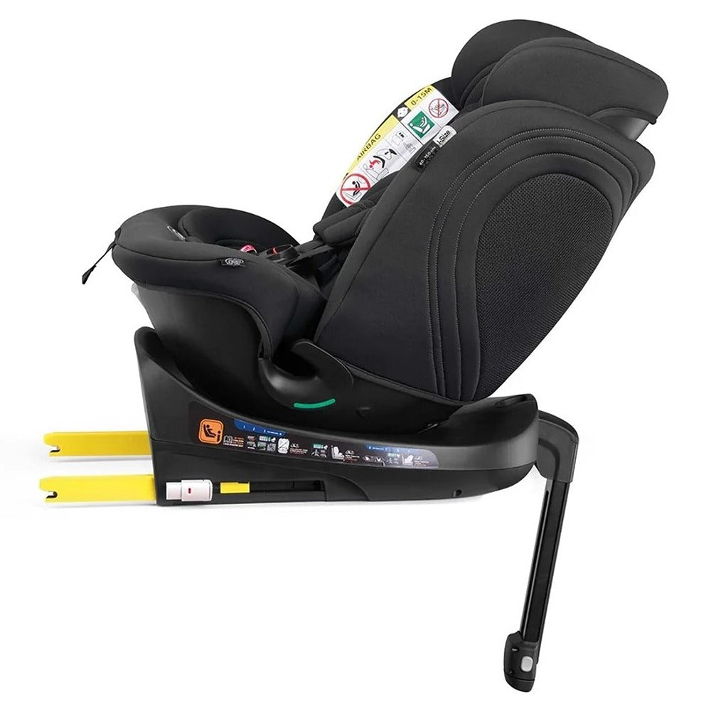 Cam Seggiolino Auto Royal I-Size Girevole 360° 40-150 cm Nero