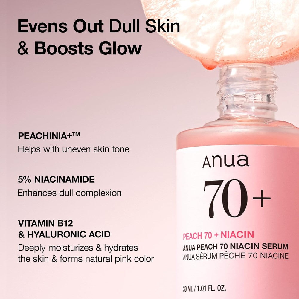 Anua Peach 70% Niacinamide Serum - Siero Viso