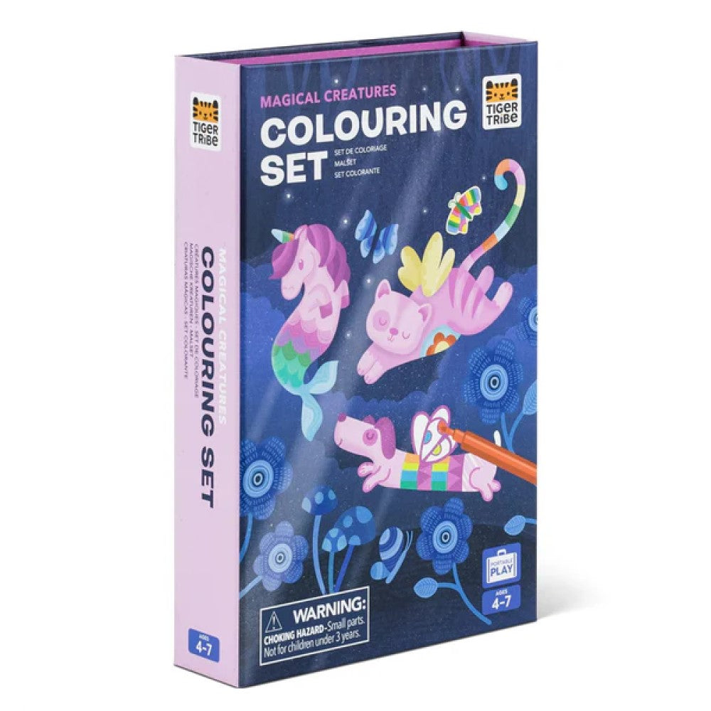 Tiger Tribe Set Da Colorare - Creature Magiche