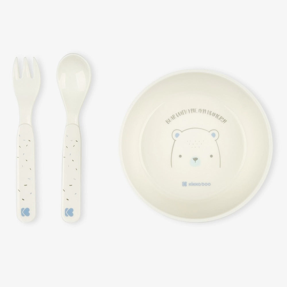 KikkaBoo Set Pappa Orsetto Azzurro
