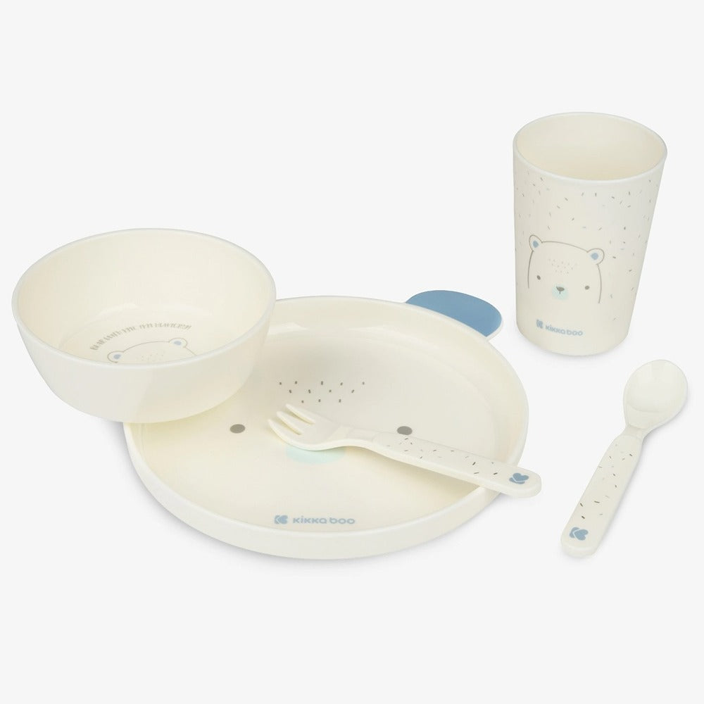 KikkaBoo Set Pappa Orsetto Azzurro