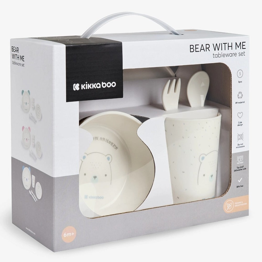 KikkaBoo Set Pappa Orsetto Azzurro