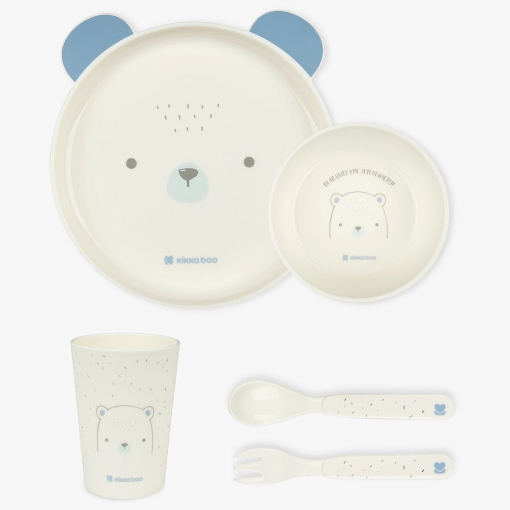 KikkaBoo Set Pappa Orsetto Azzurro