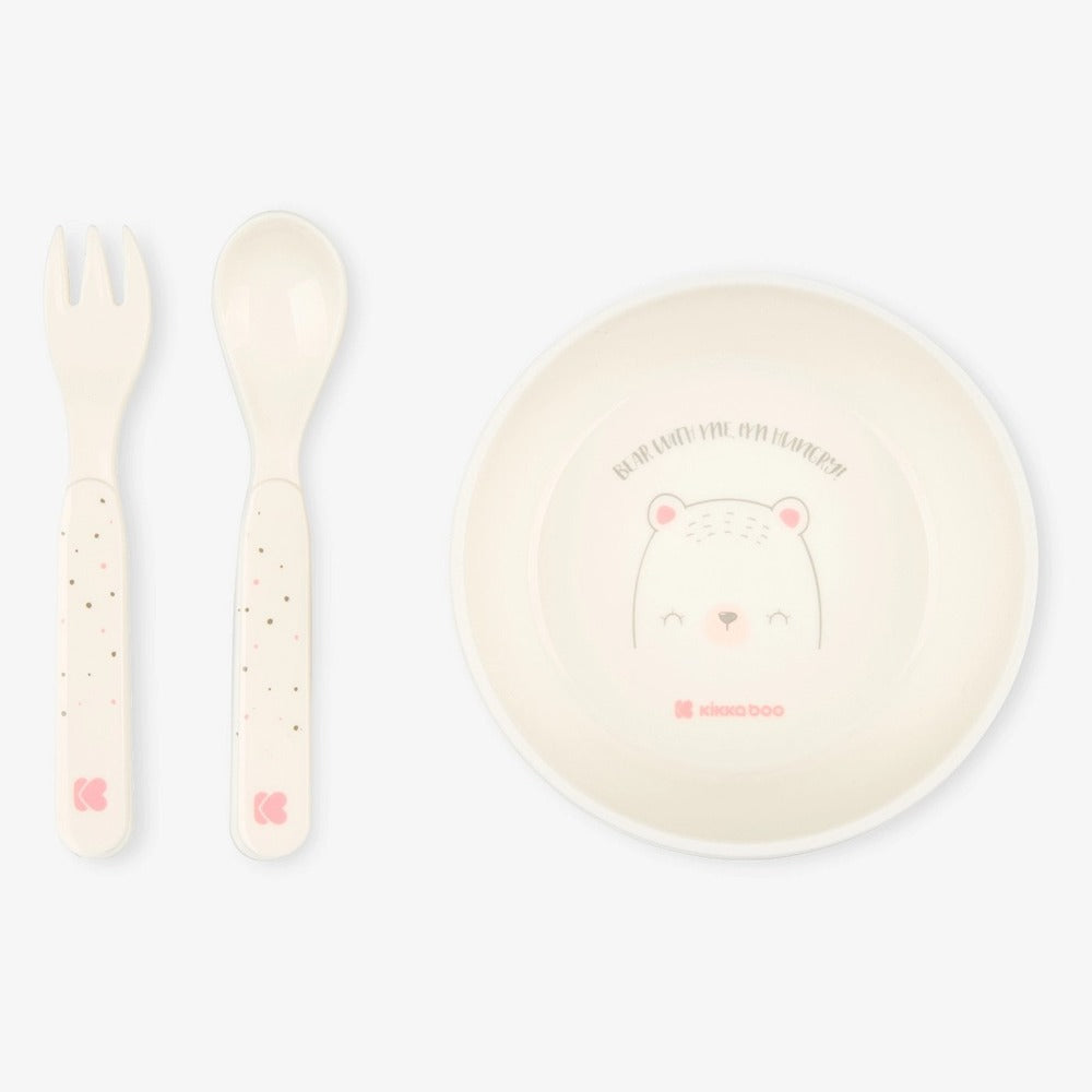 KikkaBoo Set Pappa Orsetto Rosa