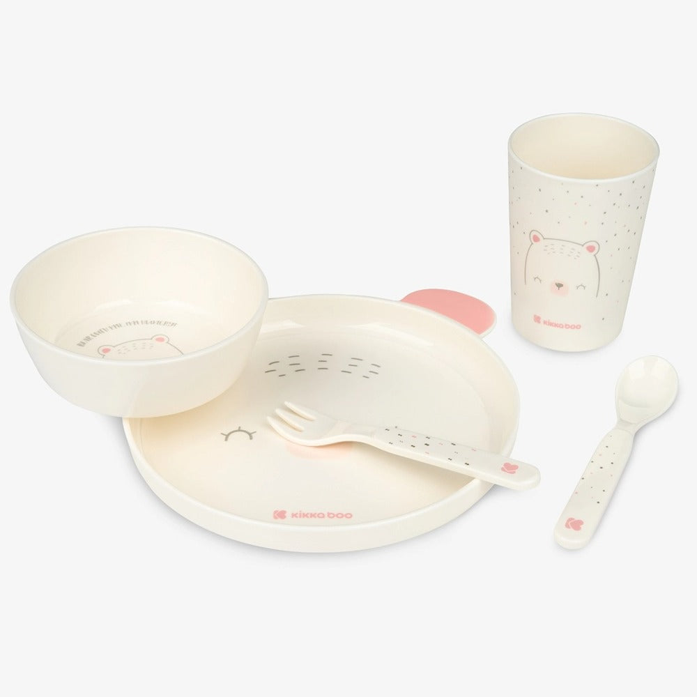 KikkaBoo Set Pappa Orsetto Rosa