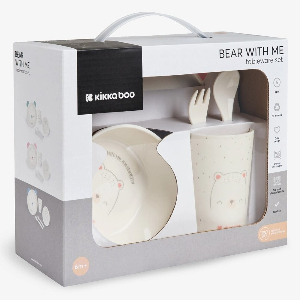 KikkaBoo Set Pappa Orsetto Rosa