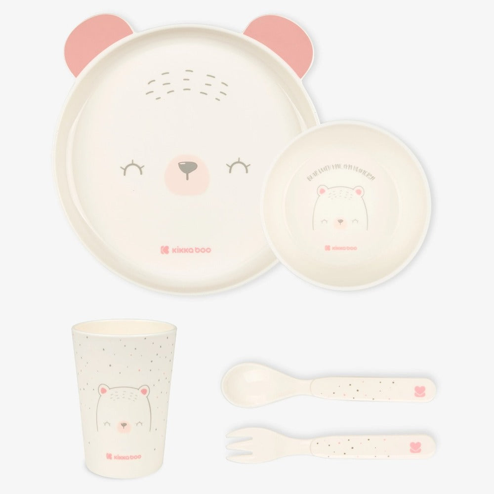 KikkaBoo Set Pappa Orsetto Rosa