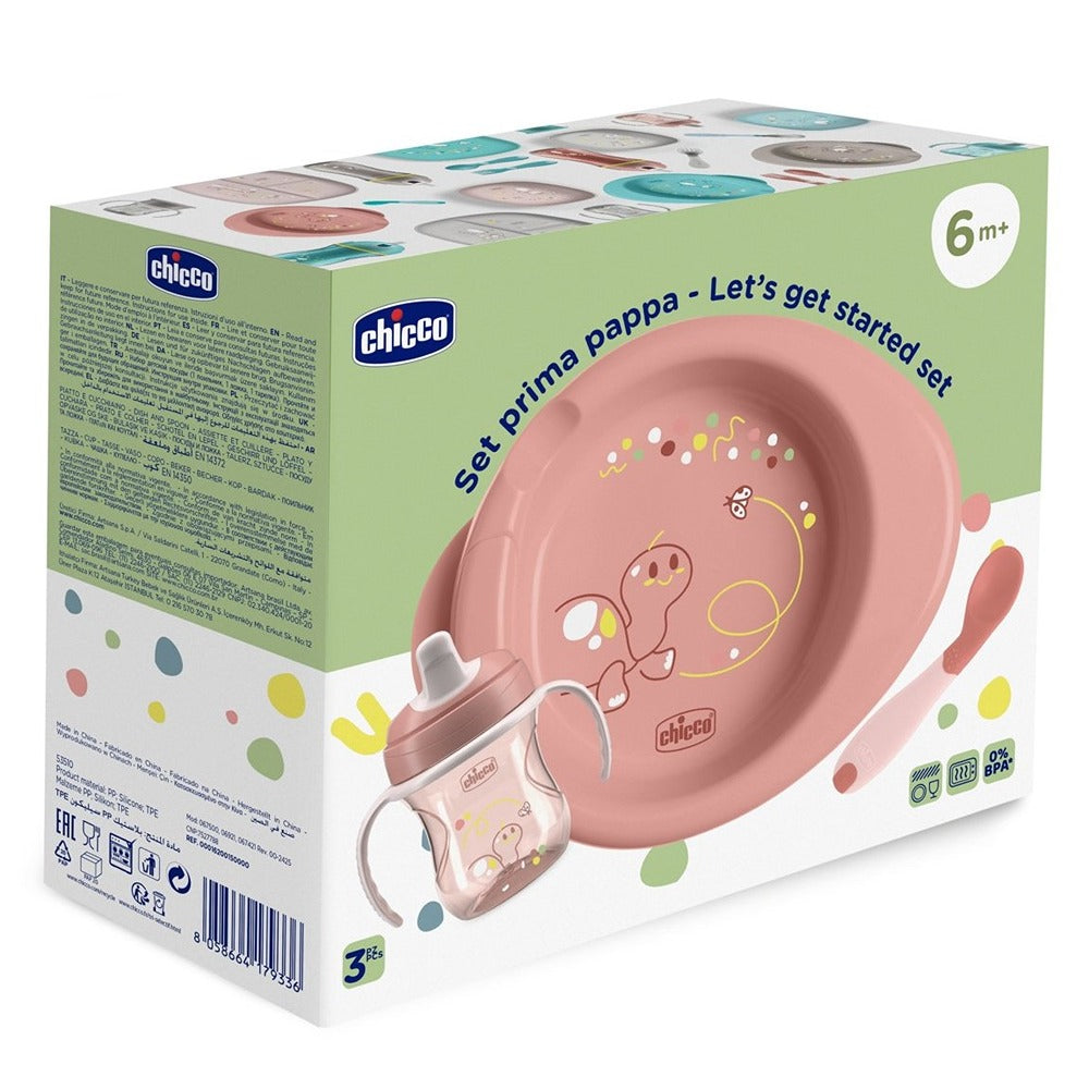 Chicco Set Pappa Rosa 6+ Mesi