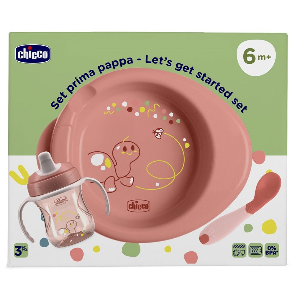 Chicco Set Pappa Rosa 6+ Mesi