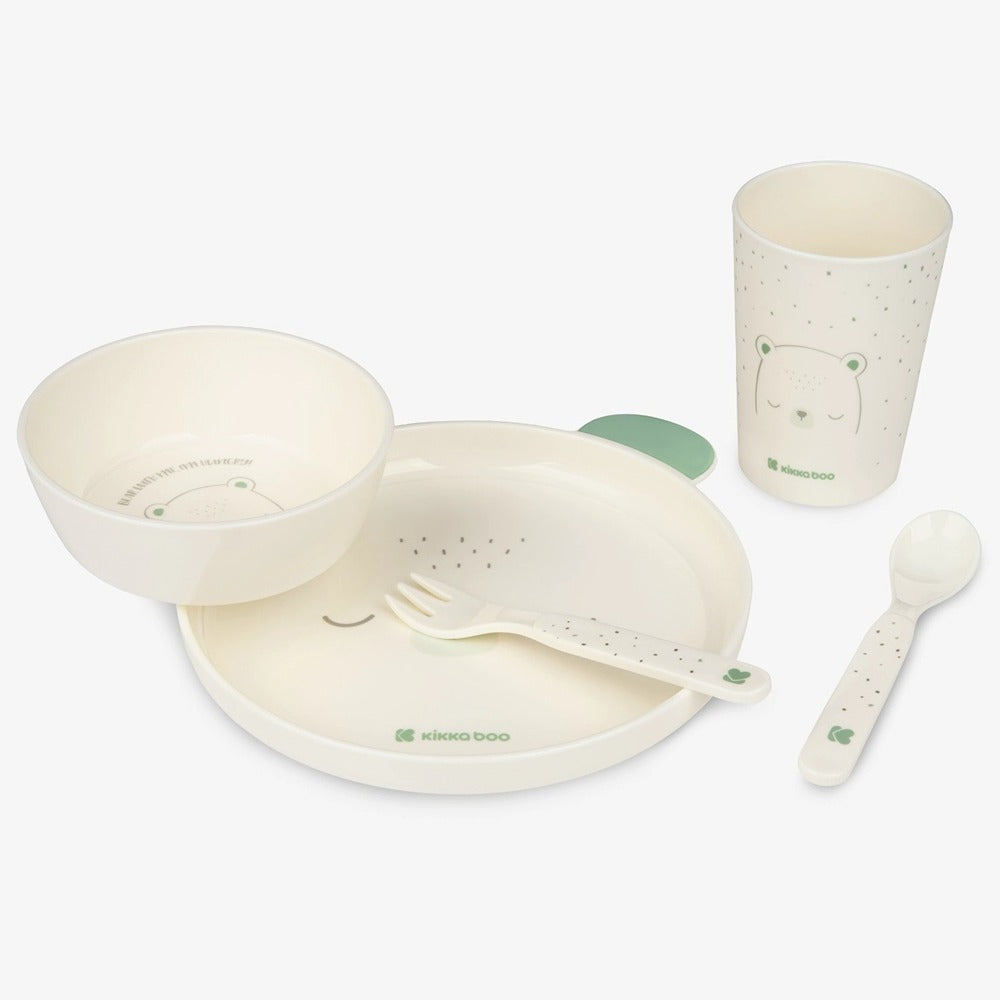 KikkaBoo Set Pappa Orsetto Salvia