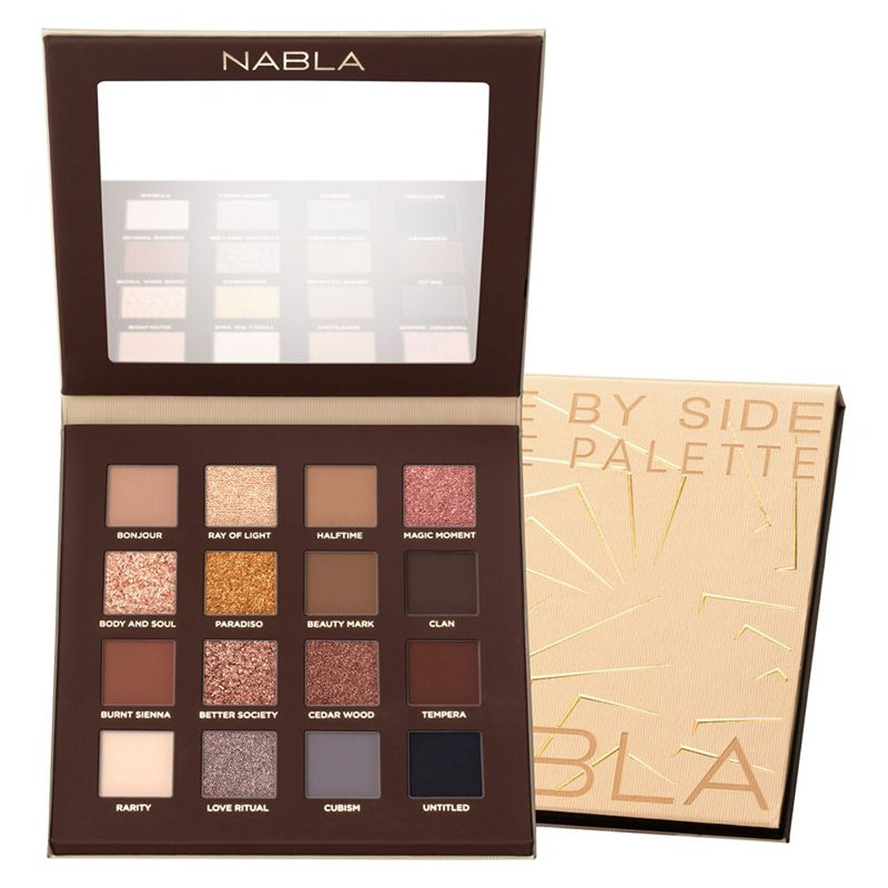 Nabla Side By Side Nude Palette - Palette 16 Ombretti